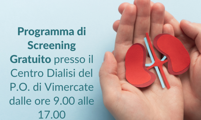 Giornata mondiale del Rene giovedì screening gratuiti a Vimercate