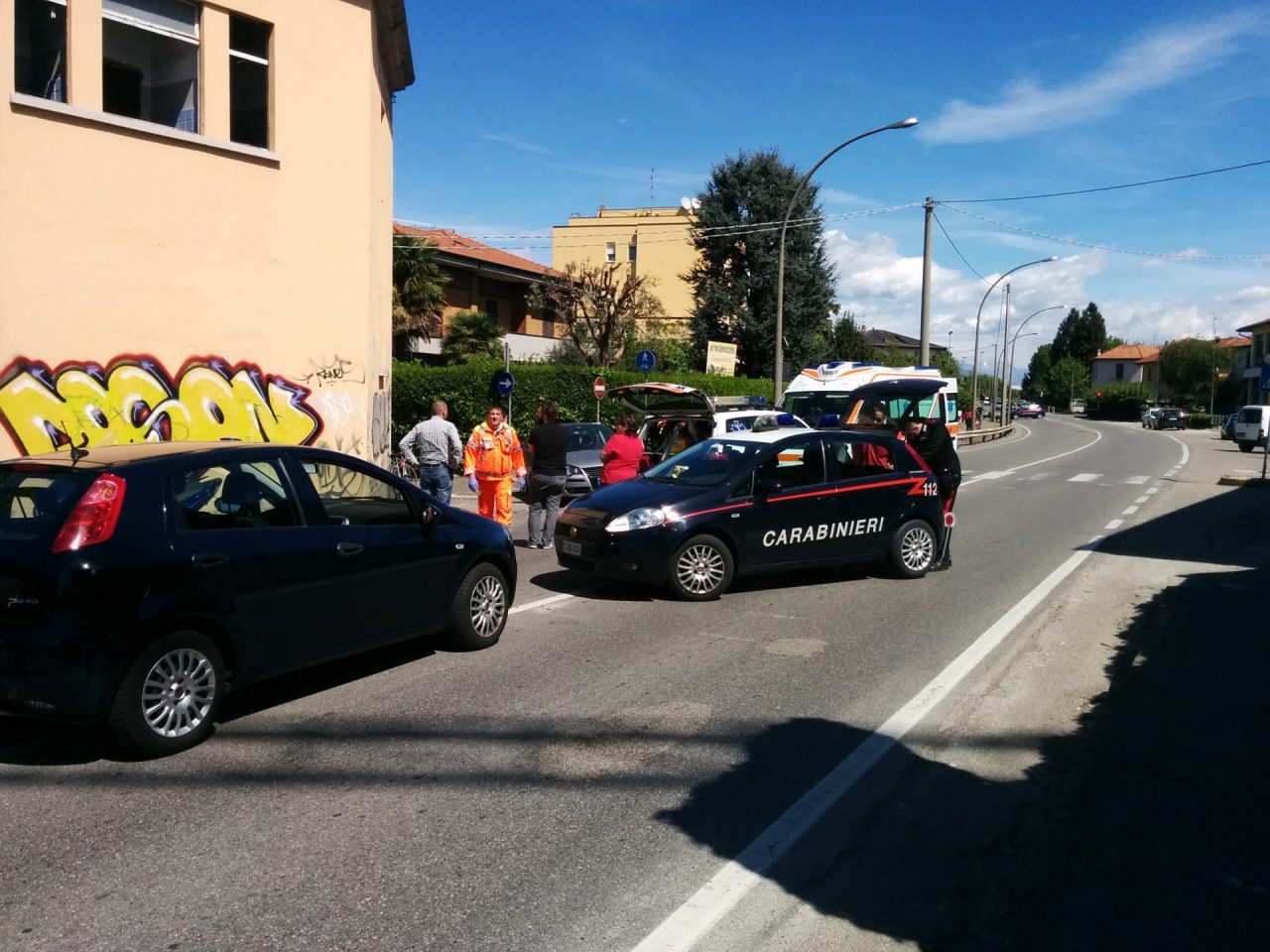 Vimercate: grave incidente, ciclista in fin di vita