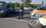 Vimercate, auto contro moto sulla  SP2