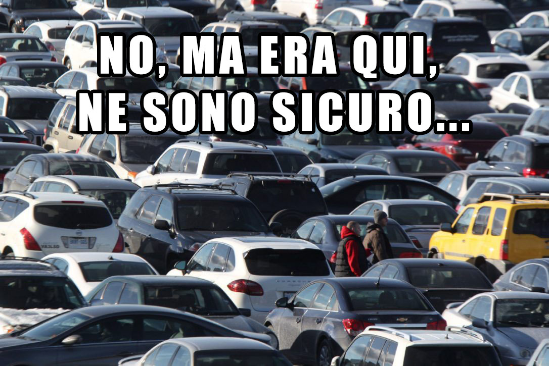 Parcheggia l’auto e poi si dimentica dove l’ha lasciata