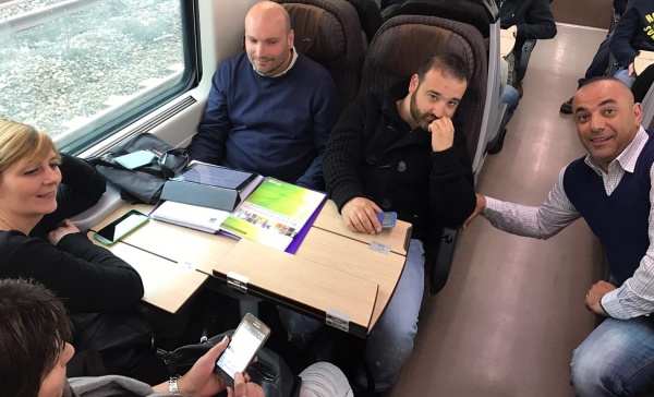 A Roma con i lavoratori K-Flex di Roncello