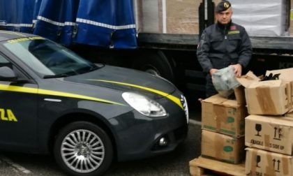 Albanese di Monza beccato dalle Fiamme gialle con hashish sul camion