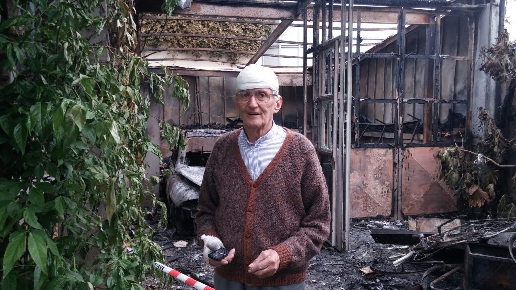 Seveso, incendio nel box di casa, “Ho rischiato di morire”