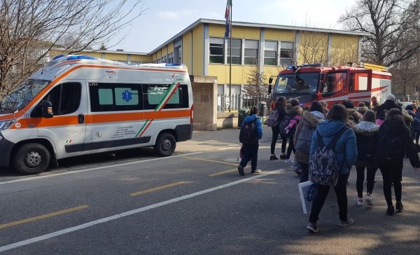 Arcore, paura alla scuola elementare