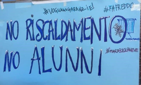 “Gli studenti devono stare al caldo”