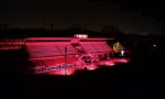 In Autodromo la Tribuna centrale si illumina di rosa per il Giro d'Italia