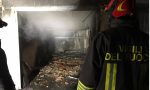 Incendio questa sera a San Rocco, garage ridotto in cenere