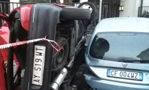Lissone, incidente in via Como