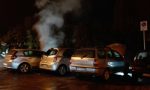 Lissone, tre auto in fiamme in via Petrarca