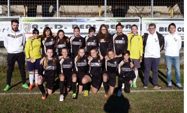 Meda – Schierate sul campo le Esordienti del Real Meda