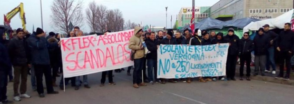 Roncello – Alla K-Flex  l’amministratore delegato e scattano i cori: il video