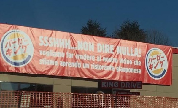 Verano, campagna pubblicitaria “geniale” per il Burger King