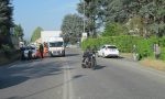 Motociclista cade dal mezzo: statale bloccata a Carnate