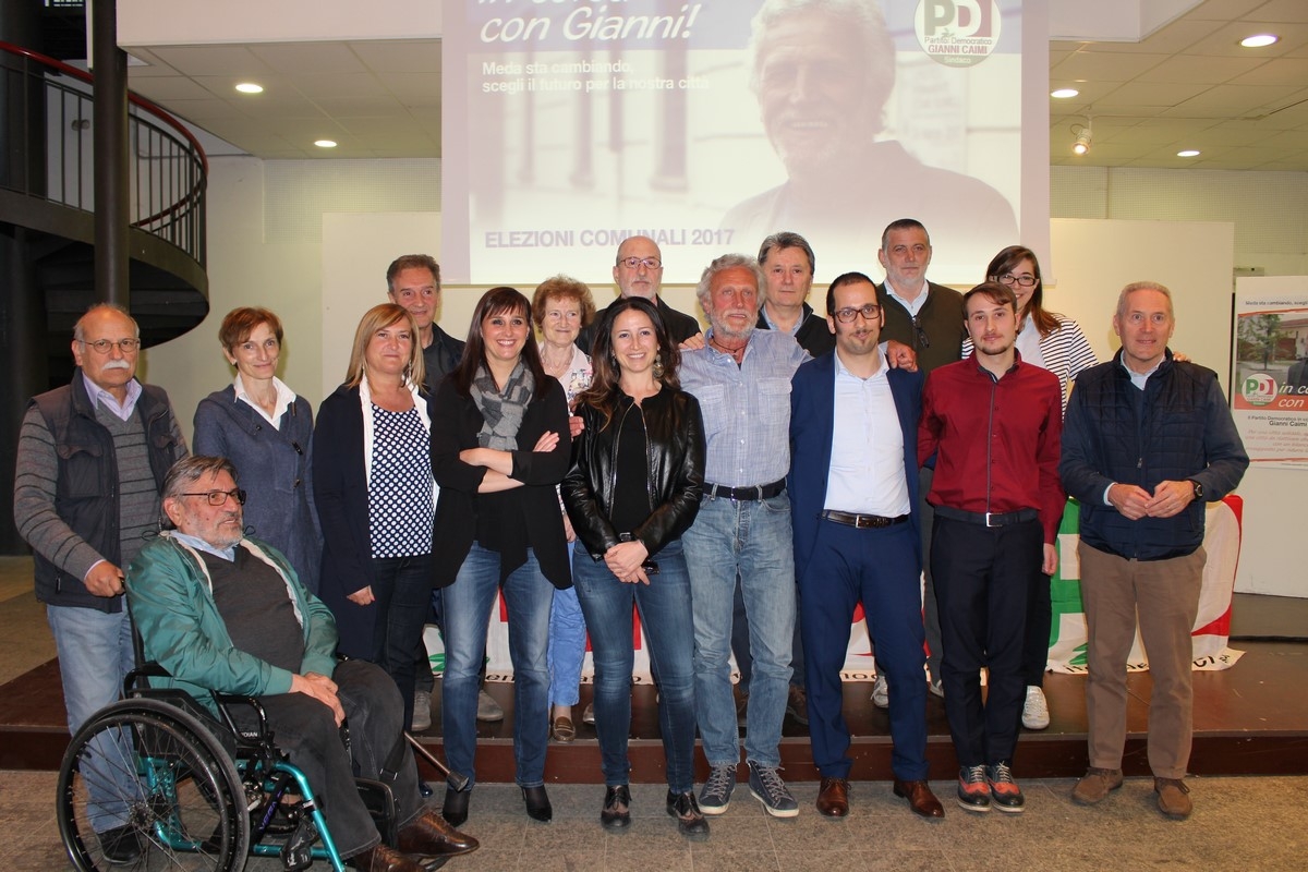 Elezioni a Meda, il Pd presenta la sua squadra