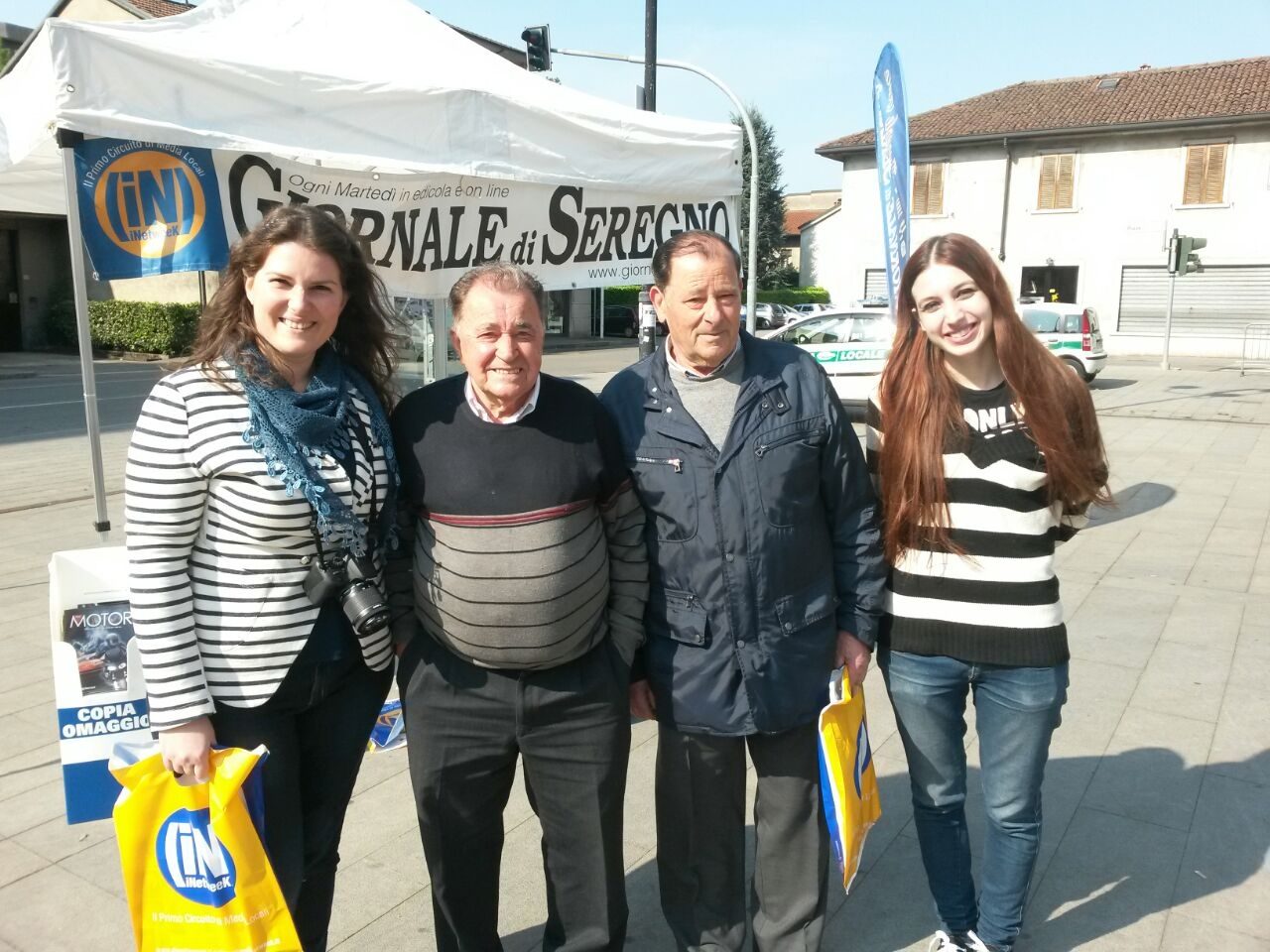 Gazebo del Giornale oggi alla Sagra di Santa Valeria a Seregno