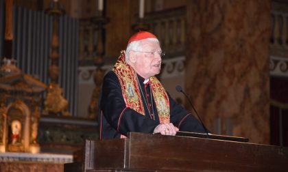 Arcore, il cardinale Scola in preghiera per i lavoratori