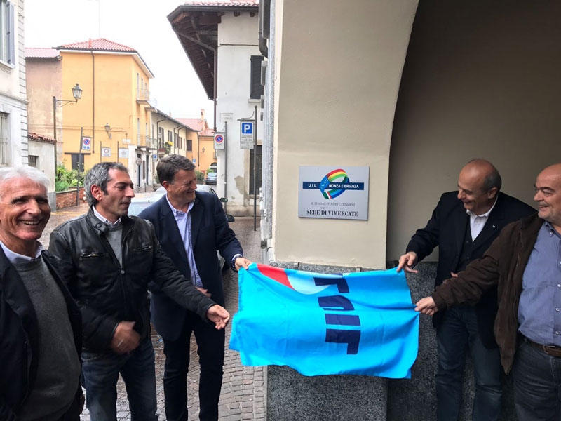 Vimercate: aperta la nuova sede della Uil in via Cavour