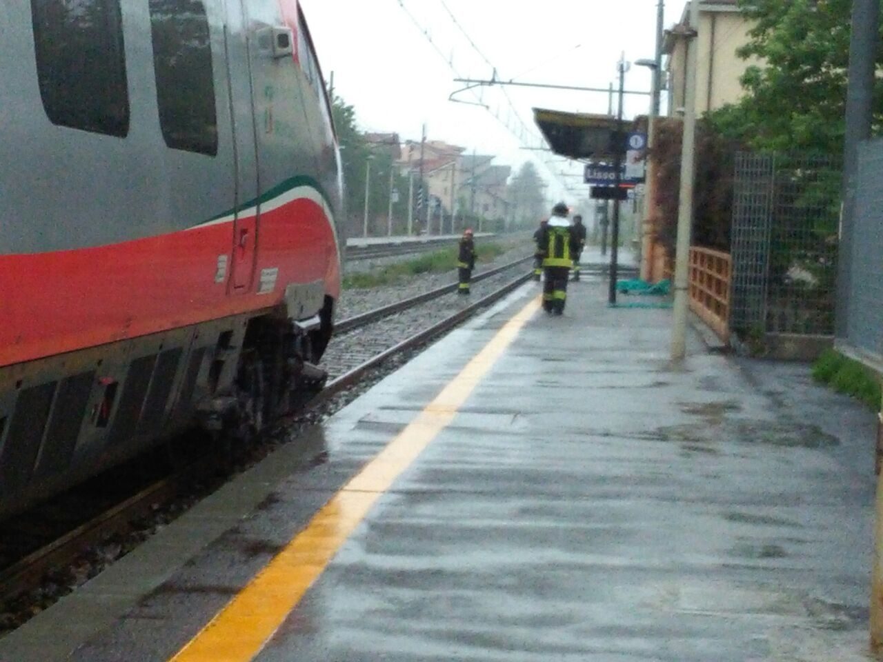 Grave incidente alla stazione di Lissone