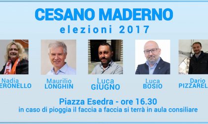 Elezioni a Cesano: primo faccia a faccia tra i candidati sindaco DIRETTA