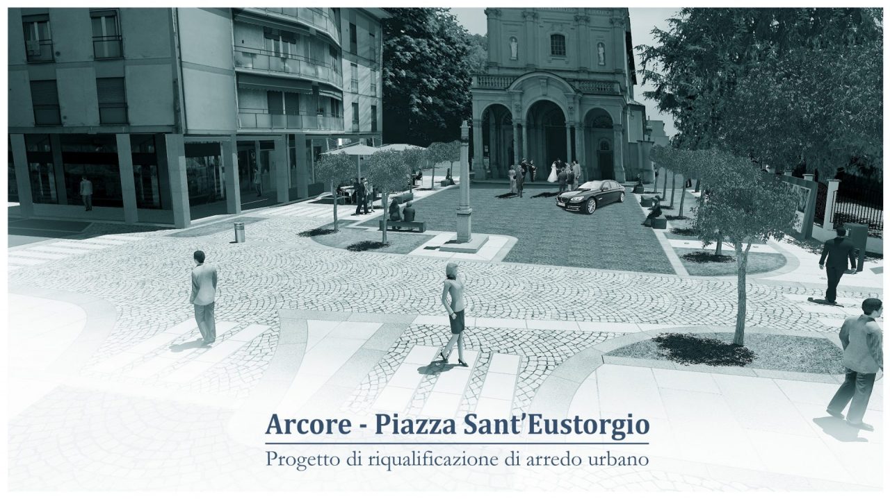 ARCORE, il consigliere Zucchi ridisegna piazza della Chiesa