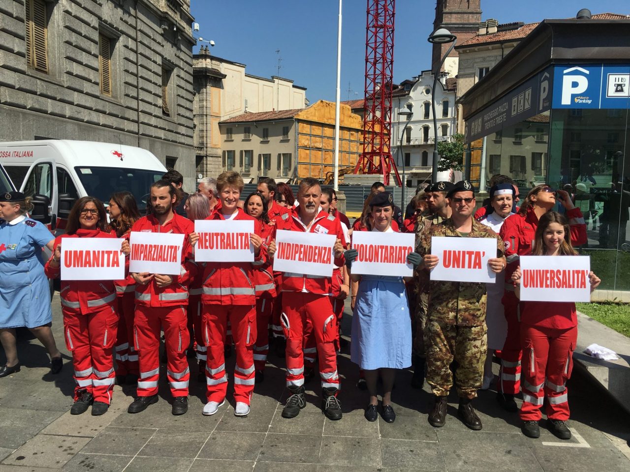 150 anni di Croce Rossa Monza, in centro una grande festa