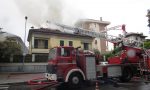 Seregno: incendio distrugge il tetto di una villa