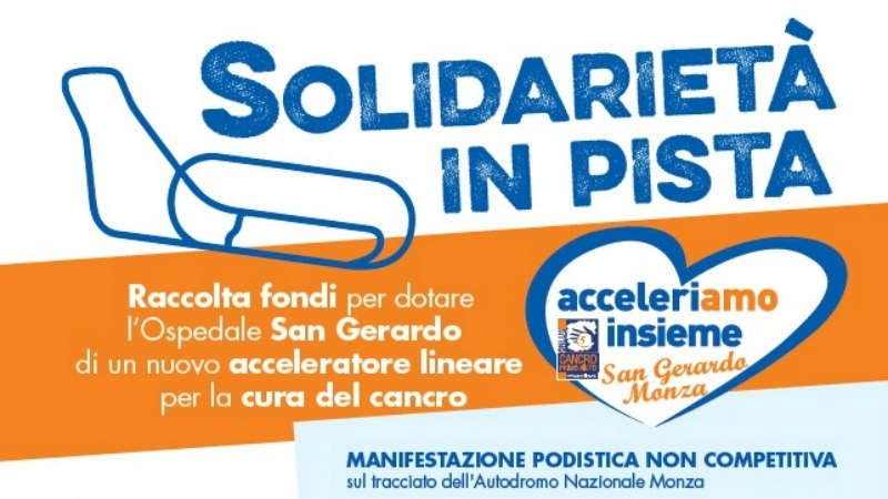 Solidarietà in pista il 27 maggio a Monza ecco come partecipare