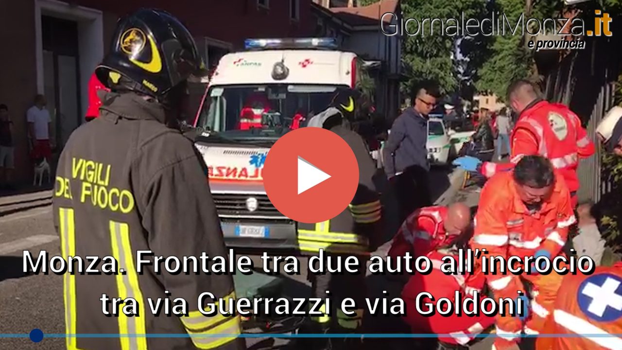 Il Tg del Giornale di Monza – scontro tra auto tra via Guerrazzi e via Goldoni