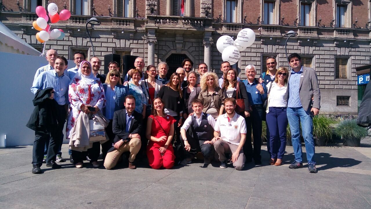 Elezioni Monza: Scanagatti in piazza presenta il Programma