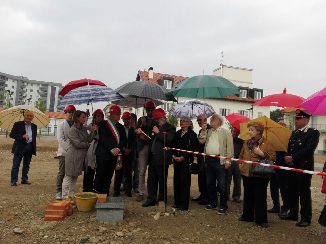 Monza, posa della prima pietra per la “Fabbrica Cederna” VIDEO