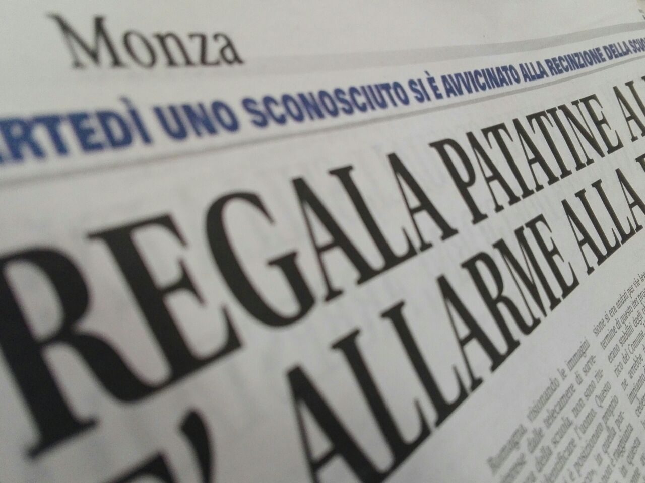 Maniaco davanti a scuola? Allarme a Monza in Raiberti