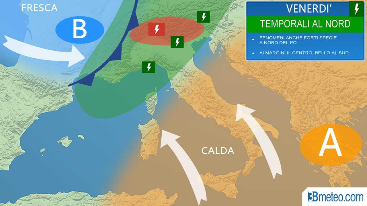 Temperature in calo: caldo fino a giovedì, poi tornano i temporali
