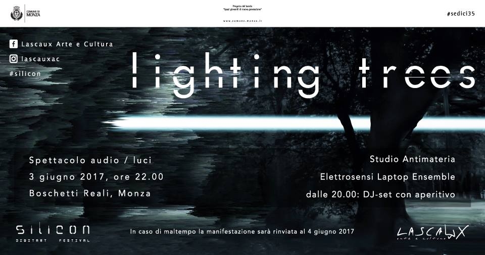 Uno spettacolo di luci e suoni ai Boschetti Reali
