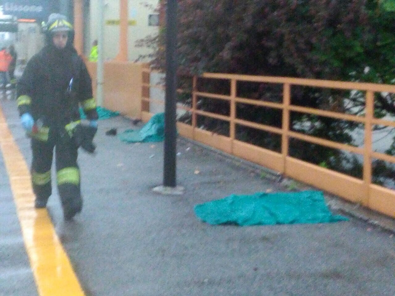 Grave incidente alla stazione di Lissone