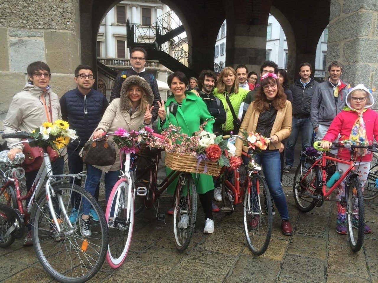 Biciclette floreali alla scoperta di Monza
