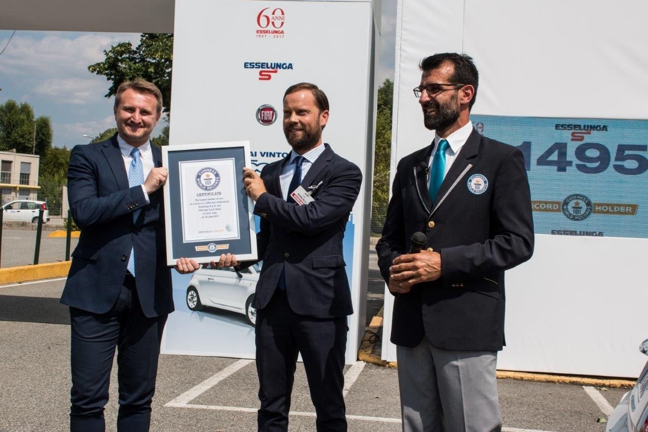 Monza, Esselunga e Fiat entrano nei guinness dei primati