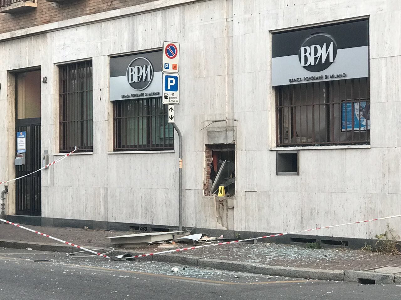 ARCORE: ladri in via Casati, esplode un bancomat VIDEO