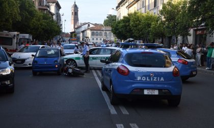Monza, carambola in corso Milano e traffico bloccato