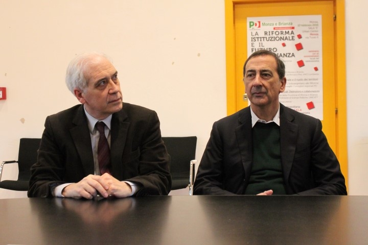 Il sindaco di Milano Beppe Sala a Monza per Scanagatti