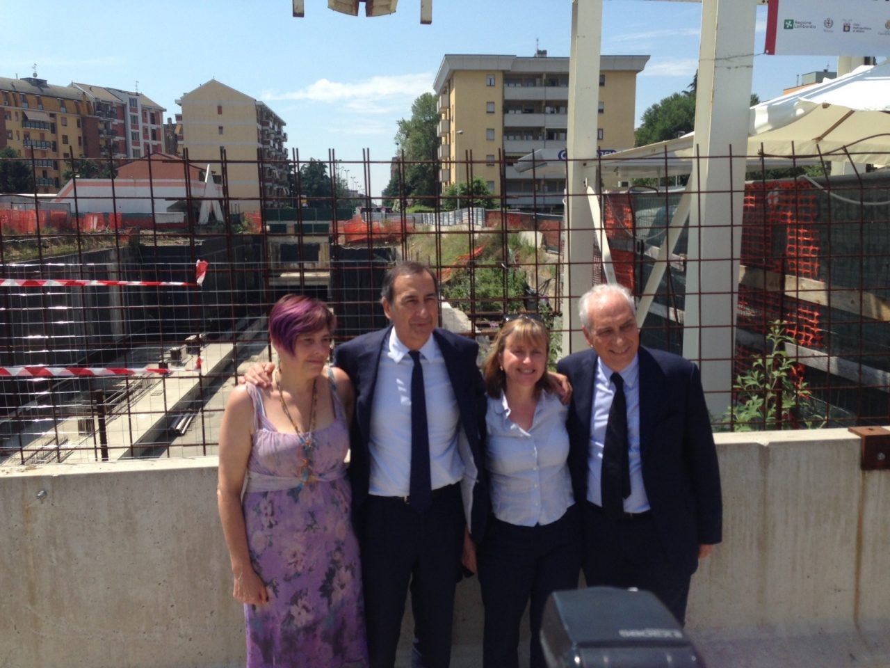 Prolungamento della metropolitana: sopralluogo al “Restellone”