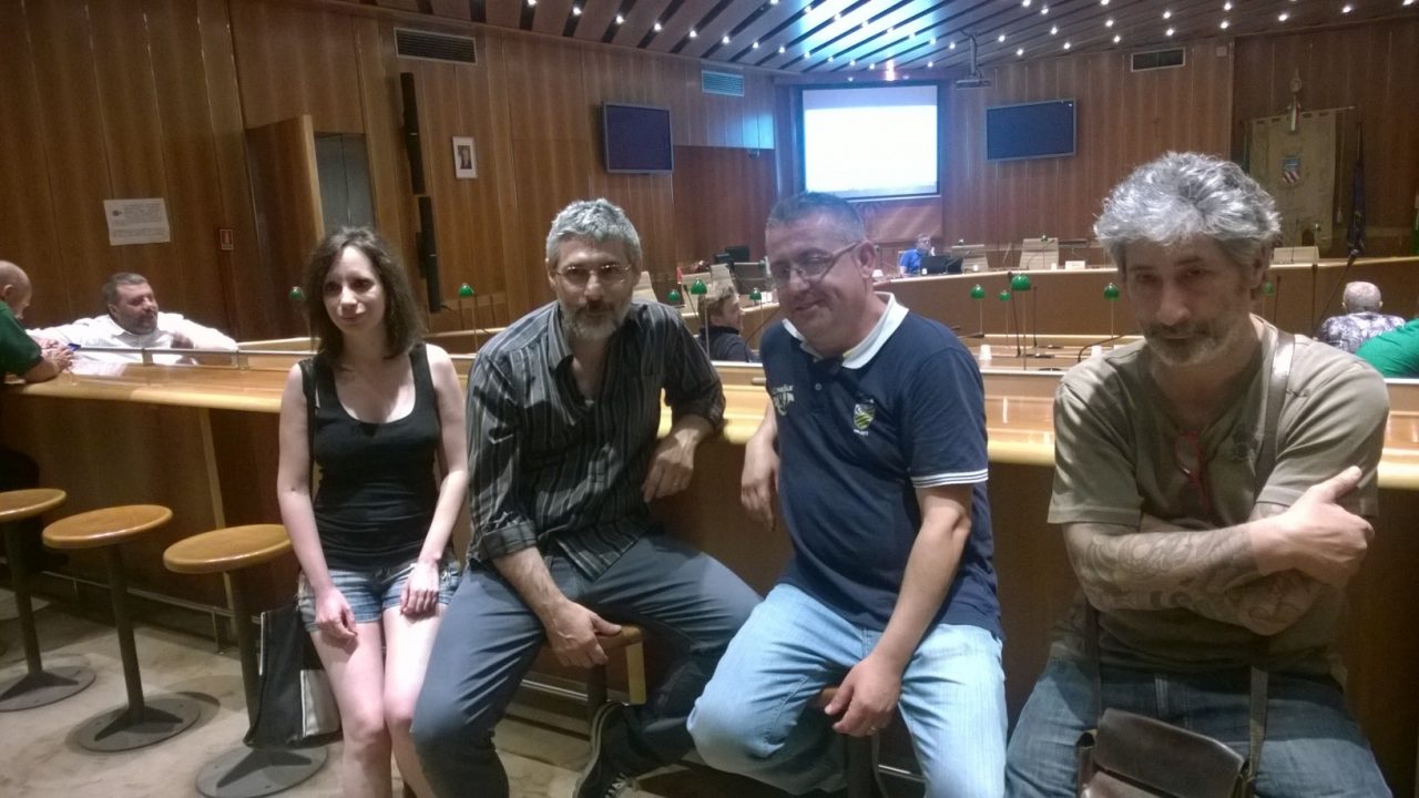 Filippo Piacere del Partito Comunista dei lavoratori / foto Stefania Galletti