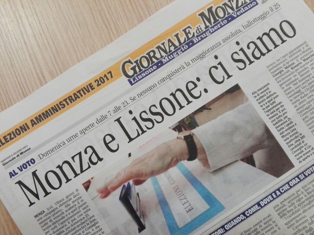 Monza e Lissone al voto: ci siamo VIDEO