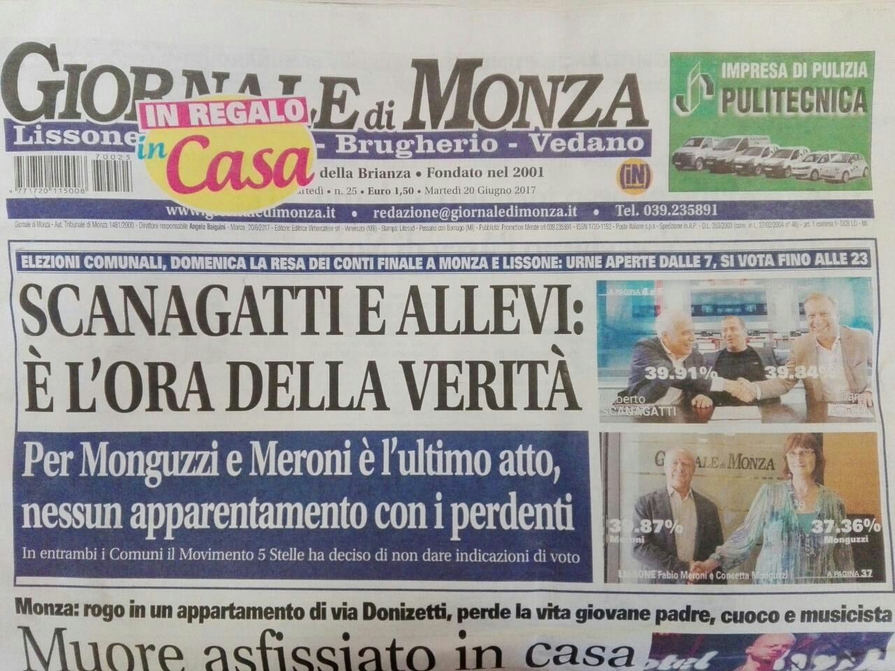 Elezioni: domenica la resa dei conti finale a Monza e Lissone VIDEO