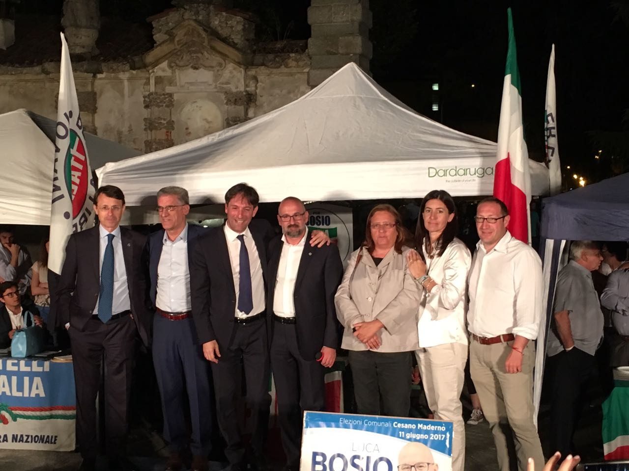 A Cesano i big del centrodestra per sostenere Luca Bosio: “Voltiamo pagina”