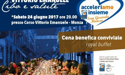 Cibo e salute: tavolata e mostra nel salotto buono della città