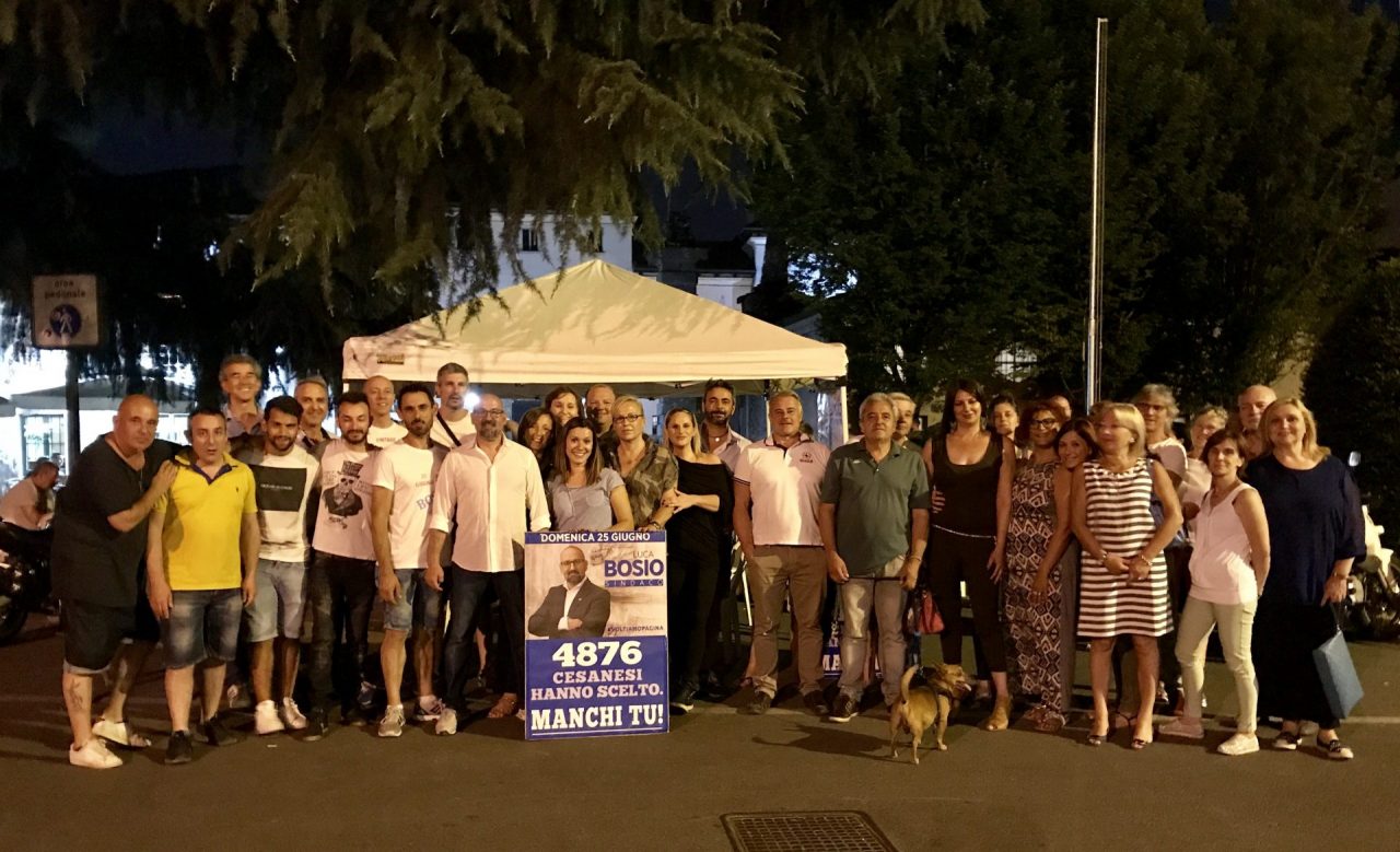 Elezioni a Cesano, il centrodestra di Bosio punta al “cambiamento”