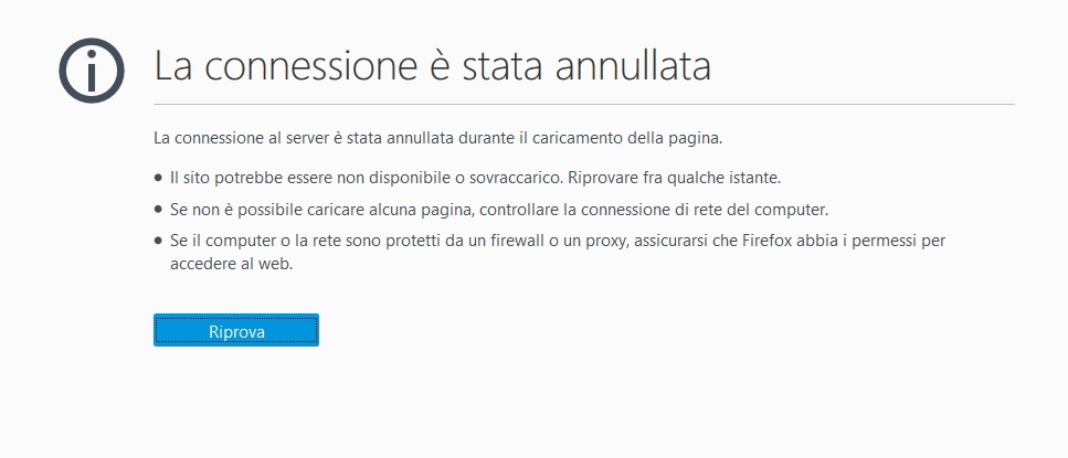 Internet ko, il sito del Comune di Monza è fuori servizio da questa mattina