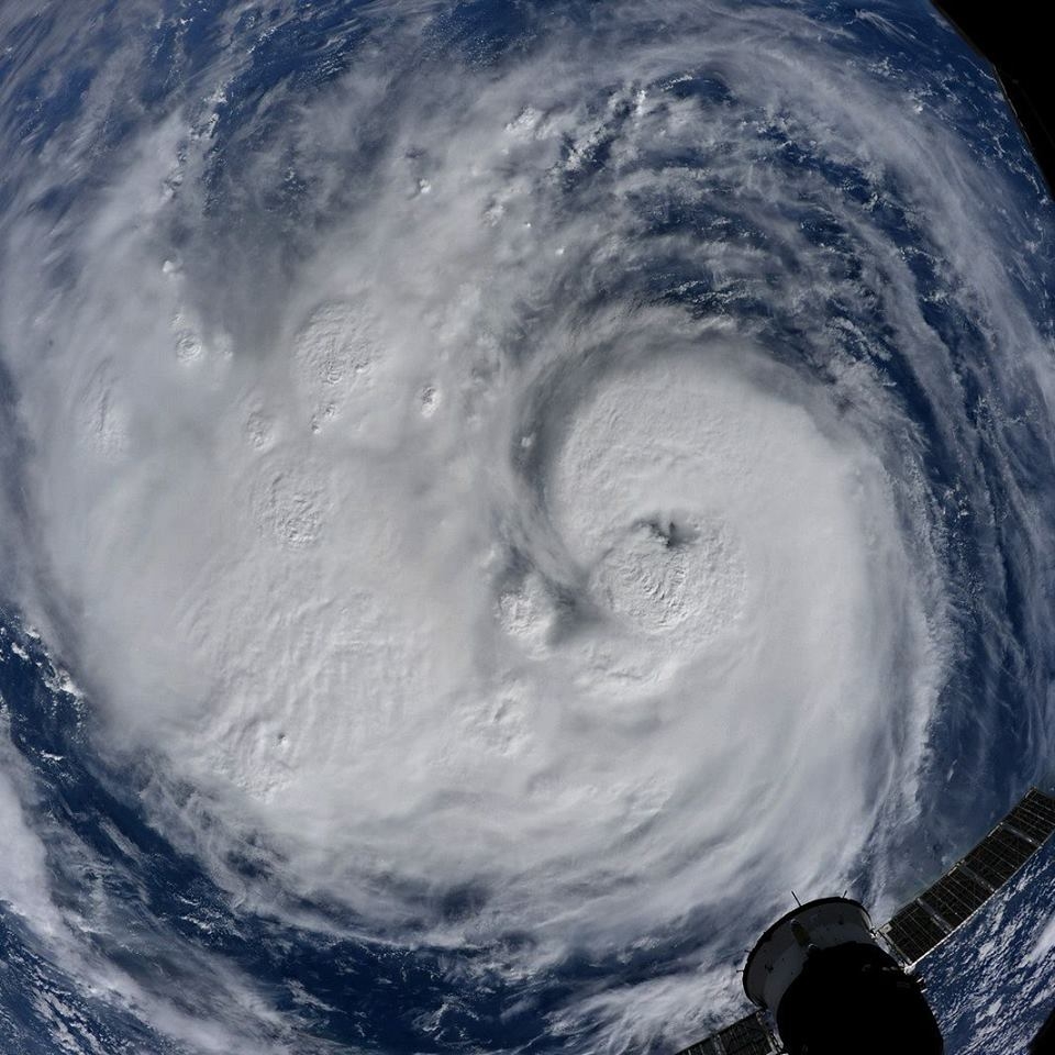 Uragano Harvey fotografato da AstroPaolo
