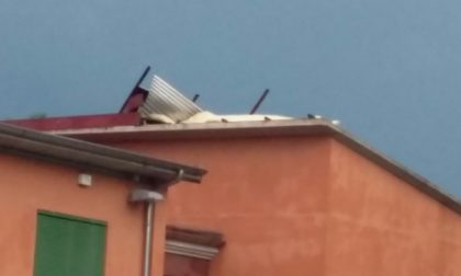 Usmate: danni al tetto delle scuole elementari per colpa del vento