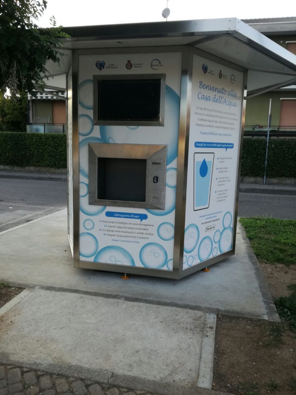 Nuova casetta dell’acqua in arrivo a Villanova di Bernareggio